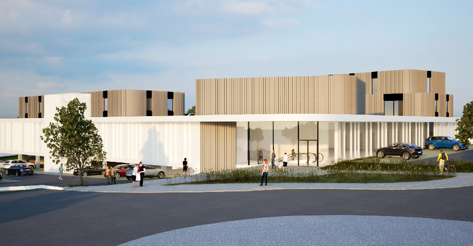 Commerciële ruimte & appartementen - Bastogne